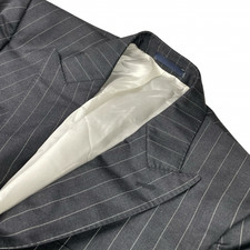 SuitSupply Men  s Washington SB 100 Wool Slim Fit Blazer Gray Stripe   42R
