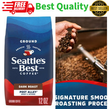 Seattle  s Best Coffee Post Alley Dark Roast Ground Coffee 12oz Arabica