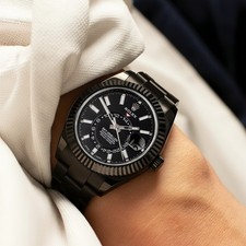 Rolex Sky-Dweller 326934 Black Dial Oyster Bracelet 42mm Watch 2