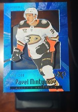2023-24 Skybox Ex2000 - Rookies Pavel Mintyukov #128 Blue Credentials /299 (RC)