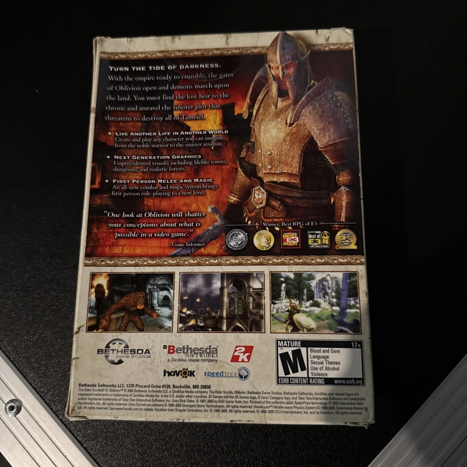 The Elder Scrolls IV: Oblivion, 2006, Small Box, New & Sealed - Image 2 of 4