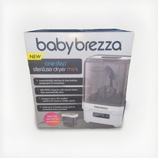 Baby Brezza Portable Sterilizer Dryer Mini Electric Bottle Steam Sanitizer NEW
