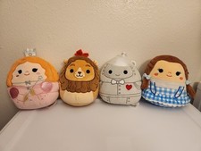 Squishmallow Wizard Of OZ 85th Anniversary Lot Of 4 Dorothy Tin Man Lion Glinda