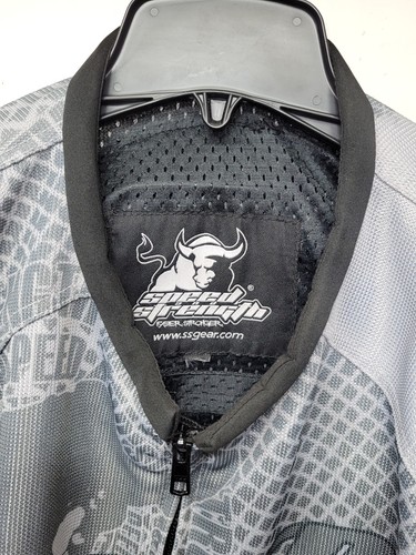 Chaqueta de moto blindada velocidad y fuerza malla de verano 2xl nueva con etiquetas - Imagen 2 de 9