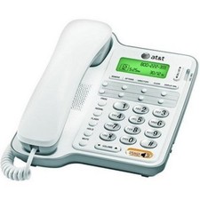 AT T CL2909 Corded Speakerphone Caller ID Call Waiting White New Damaged Box