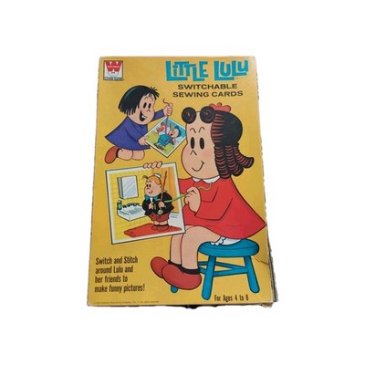 Vintage Little LuLu Switchable Sewing Cards Whitman Publishing Rare Complete Set