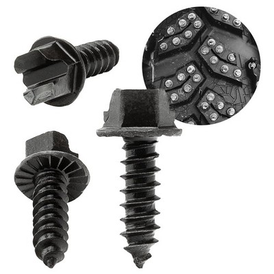 Kold Kutter Ama-Approved Traction Screws 250 Pack (#8) 3/8'' - Winter Ice & Snow