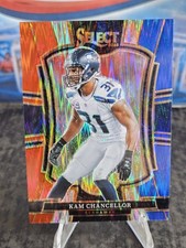 2025 Panini Select - Premier Level Kam Chancellor #149 Red & Blue Shock Prizm