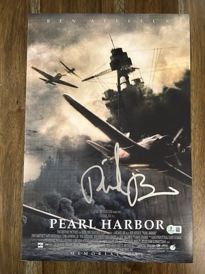 Michael Bay  Pearl Harbor  Director Signed 12x18 Photo Beckett Certified