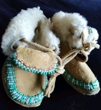 Native American Childs Moccasins