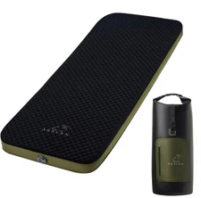 Arslan Self-Inflating Sleeping Pad 4"  camping mattress. New OPEN BOX