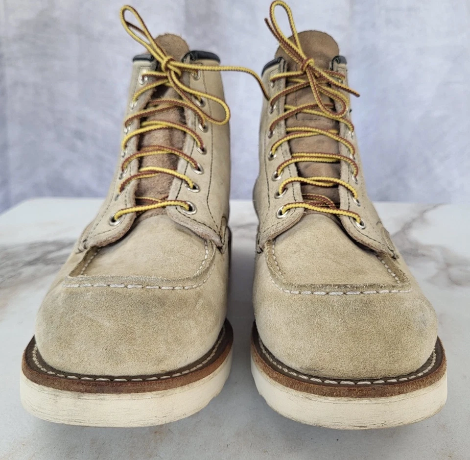 Botas Red Wing 8173 Moc Puntera Para Hombre Talla 9 D Gris Arena Foto 2 de 4