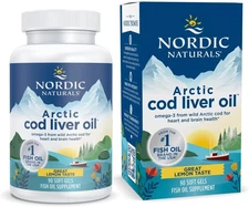 Arctic Cod Liver Oil, Lemon - 90 Soft Gels - 750 Mg Total Omega-3S with EPA & DH