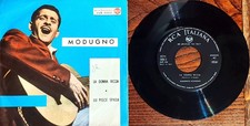 MODUGNO LA DONNA RICCIA  7"  RARO 45 GIRI - LU PISCE SPADA - 1954 RCA 45N 0003