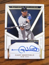 2025 National Treasures Peerless Signatures /99 - Gary Sheffield #PS-GSH Yankees