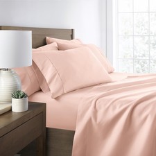 Full Sheet Set 6 Piece - Ultra Comfortable Breathable Cooling Full Bed Shee...