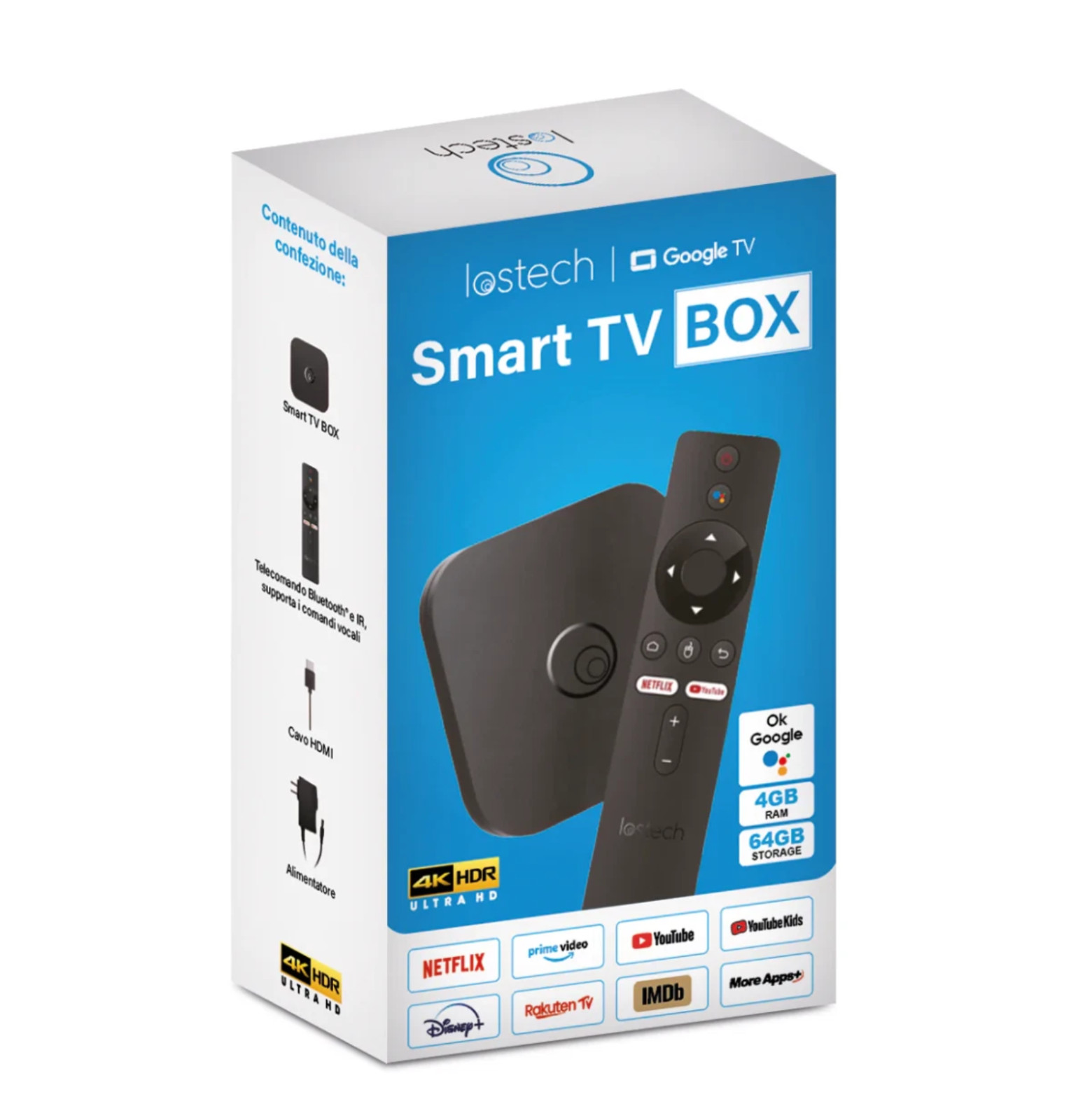 Smart TV Box Android 13 4K Ultra HD 64GB