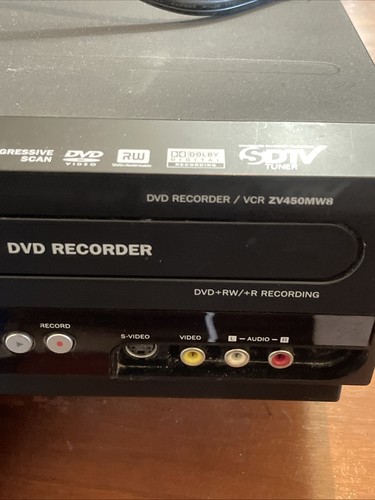 Magnavox VCR DVD Recorder Combo Powers On Nicely not fully tested No remote - Picture 3 of 7