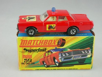 59-B Mercury Fire Chief - 53642 Matchbox Superfast