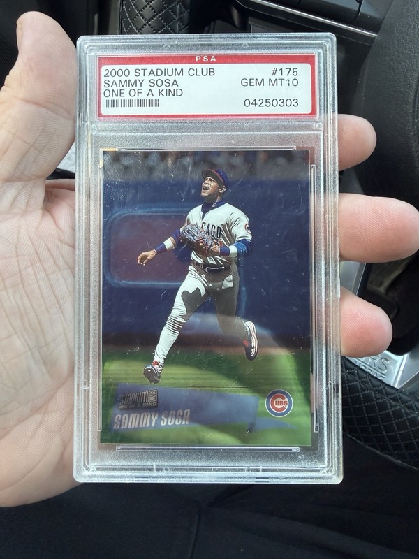 2000 Stadium Club One of A Kind Sammy Sosa 141/150 PSA 10 POP 1!!! Chicago Cubs