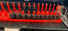 Snap-on Tools 11pc 12 Drive 6-point Sae Shallow Impact Socket Set 381 Usa Snap-on Tools 11pc 12 Drive 6-point Sae Shallow Impact Socket Set 381 Usa