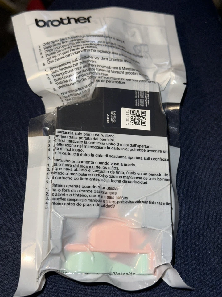 Cartucho de tinta original Brother LC75BK XL original - negro Foto 2 de 2