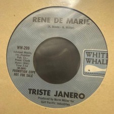 Triste Janero Rene De Marie 7" Vinyl Record