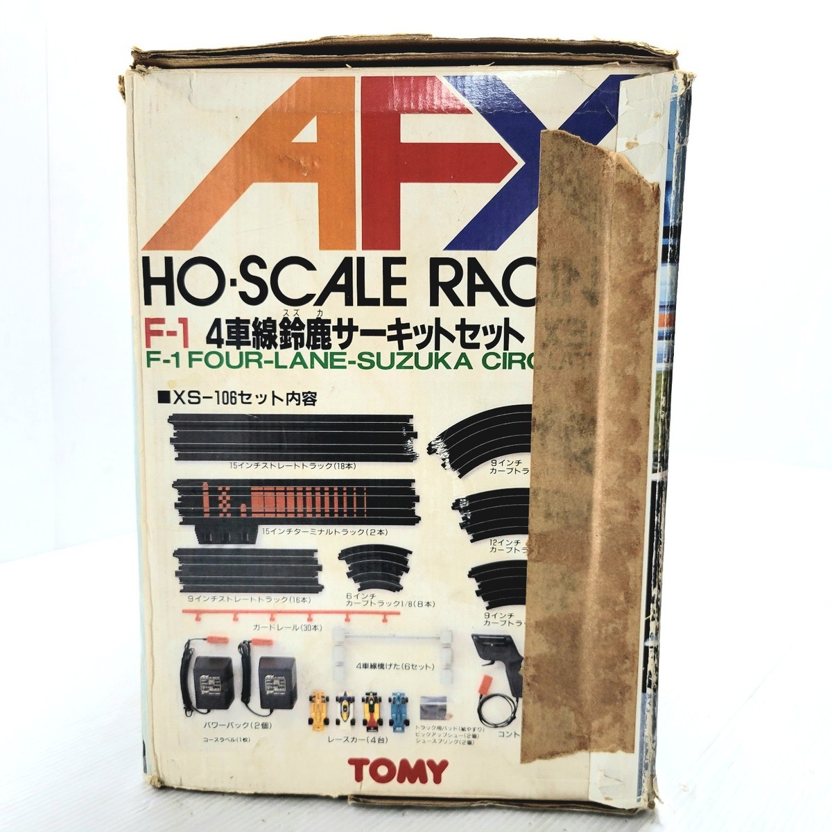 Tomy F-1 Suzuka Circuit 4 Lane Racing Set XS-106 Junk For Parts