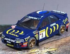 1/43 Subaru Impreza 1995 WRC Monte Carlo Rally Winner #5 C Sainz L Moya Diecast