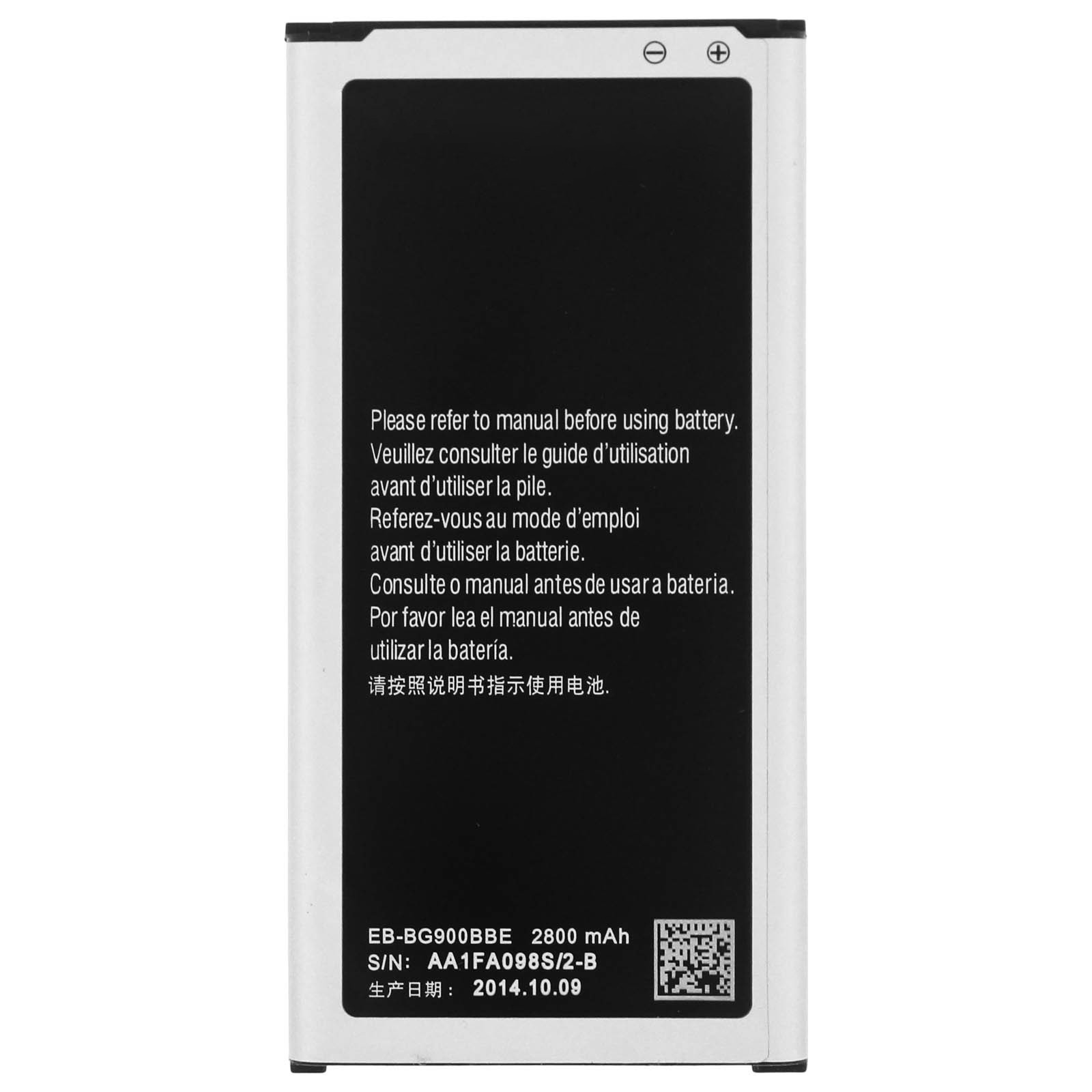 Batterie Galaxy S5 remplacement Clappio compatible S5 Active Li-ion 3.85V