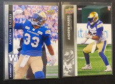 Andrew Harris - 2 CFL Card Package Deal