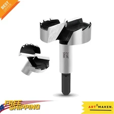 Durable 2-1/4 Inch Forstner Tool - Perfect for Flat Bottom Holes in Woodworking