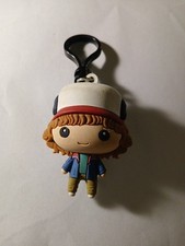 Stranger Things Netflix Dustin Key Chain Bag Clip Collectible Figure