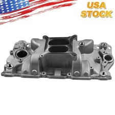 For 62-95 Chevy Small Block 305 327 350 400 High Rise Dual Plane Intake Manifold