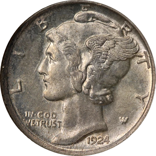 1924-D Mercury Dime NGC MS64 Nice Eye Appeal Nice Strike