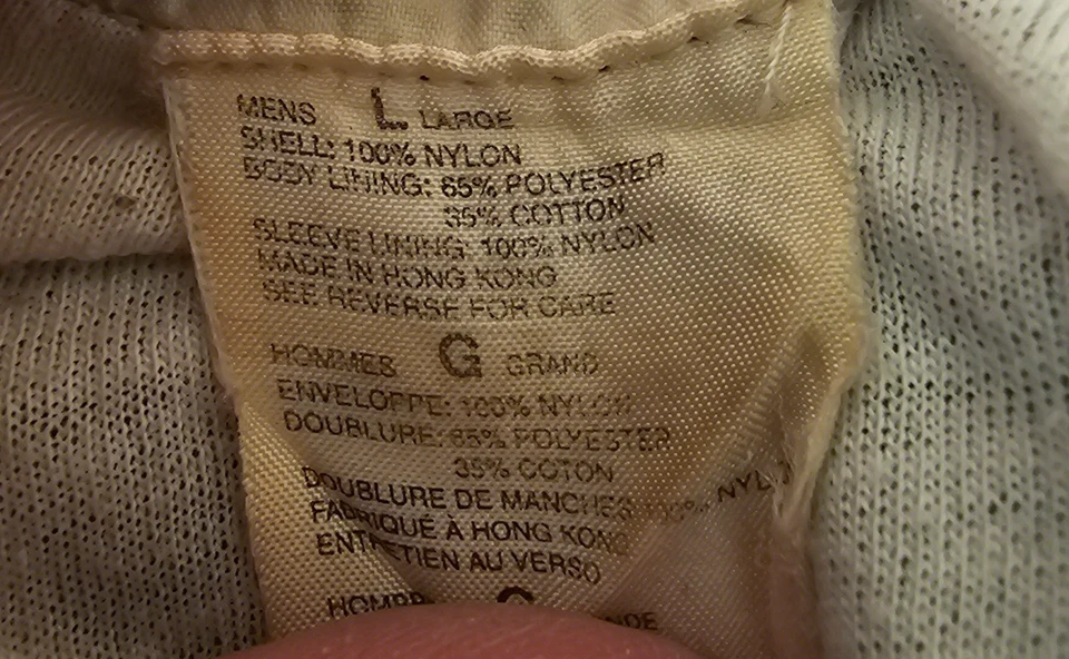 Vtg 80s 90s Athletic Works Windbreaker Jacket Red Blue Black Colorblock L - Image 4 of 4