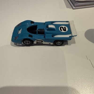 Aurora AFX Ferrari 512M Lighted Magnatraction Chassis Blue/White