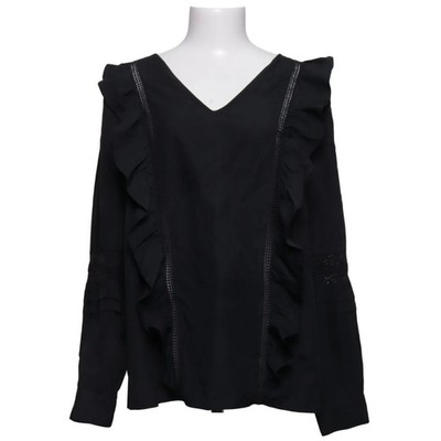 Zizzi, Bluse, Größe: M, Schwarz, Baumwolle/Polyester, Einfarbig, Damen #Ewo