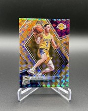 2018-19 Panini Spectra Lonzo Ball Neon Orange /5 #27 Lakers