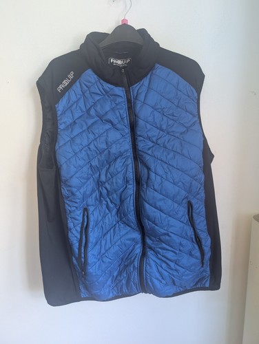 Proquip Pro-flex Evo Blue Black Quilted Gilet Size 2XL (T21)
