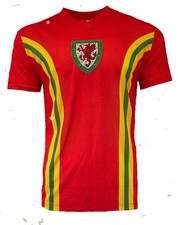 WALES Retro Football Shirt Mens MEDIUM Official 1976 Top T CYT21