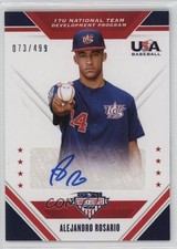 2020 Panini USA Baseball Stars & Stripes /499 Alejandro Rosario #17U-AR Auto 4z8