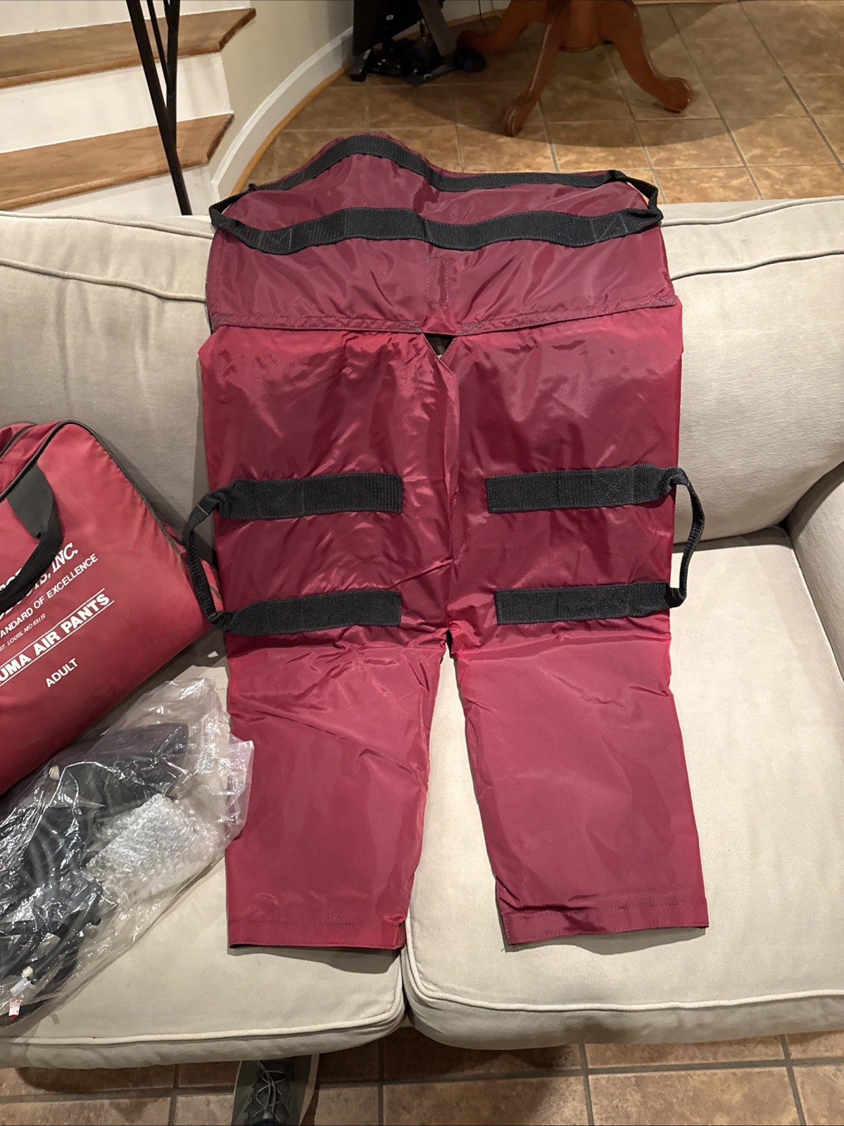 LPS LIFE SUPPORT PRODUCTS, INC.TRAUMA AIR PANTS Adult Size  WITH PUMP & Bag