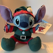 Disney Parks Christmas Elf Stitch Holiday Stitch Plush Toy 2024 New