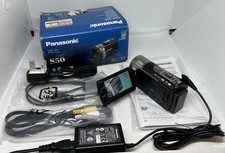Panasonic SDR-S50 Digital Camcorder Boxed With Charger - Black - Mint Condition