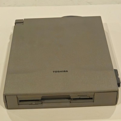 Vintage Toshiba FDD Attachment Case 400ADXA External Floppy Drive Enclosure