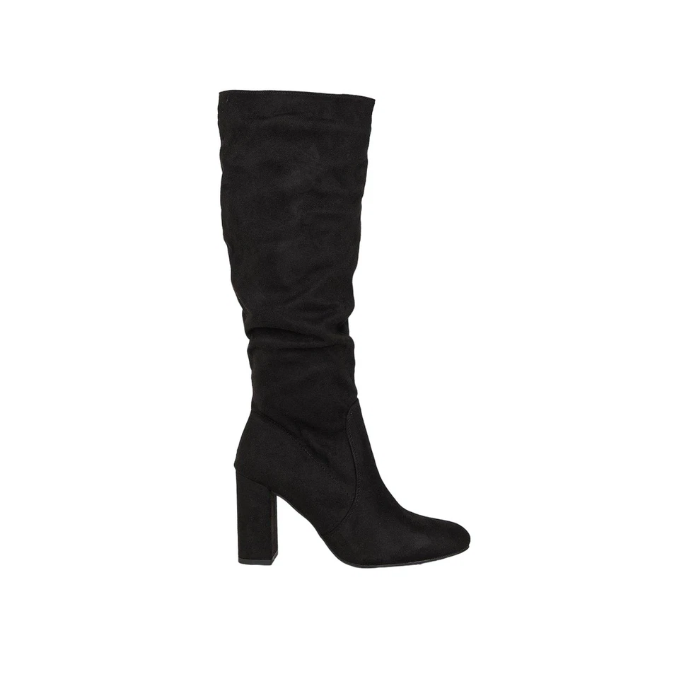 Dorothy Perkins - Damen Kniehohe Stiefel "Keris", Gerafft (DP4430) - Bild 2 von 3