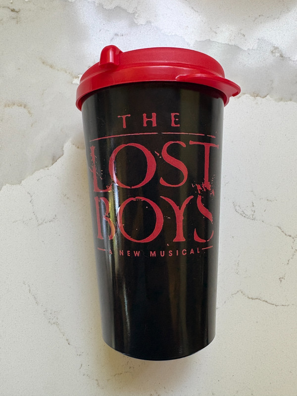 Tony Award Winning!!! The Lost Boys The Musical Broadway Souvenir Cup with Lid