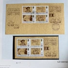 GUERNSEY #470A MNH S/S & FDC 1992 DISCOVER OF AMERICA COLUMBUS 12