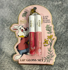 Disney Alice in Wonderland Lip Gloss Set 2pc Pink/Red Shine 0.04 fl oz
